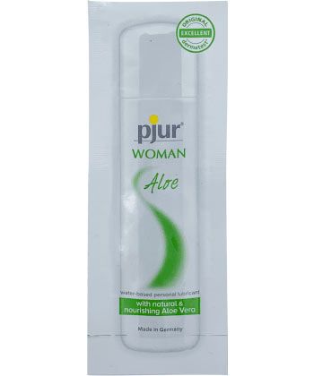 Лубрикант на водной основе pjur WOMAN Aloe - 2 мл. - Pjur - купить с доставкой в Ачинске