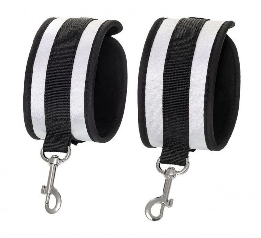 Серебристо-черные оковы Anonymo - ToyFa - купить с доставкой в Ачинске