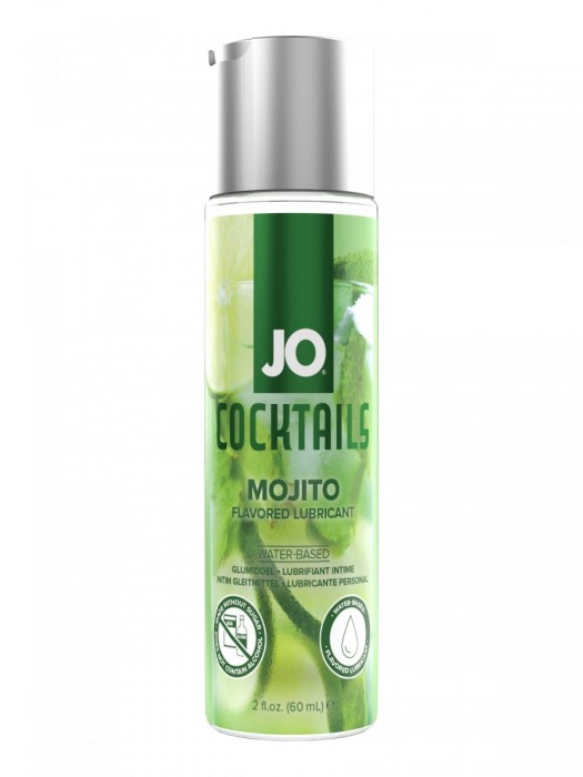 Вкусовой лубрикант на водной основе JO Cocktails Mojito - 60 мл. - System JO - купить с доставкой в Ачинске