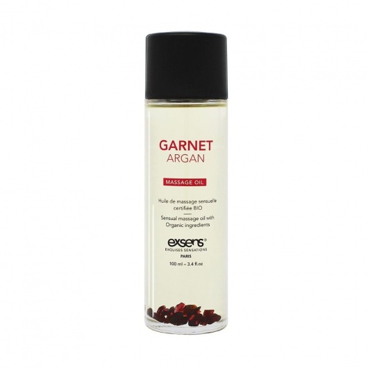 Органическое массажное масло GARNET ARGAN - 100 мл. - Exsens - купить с доставкой в Ачинске