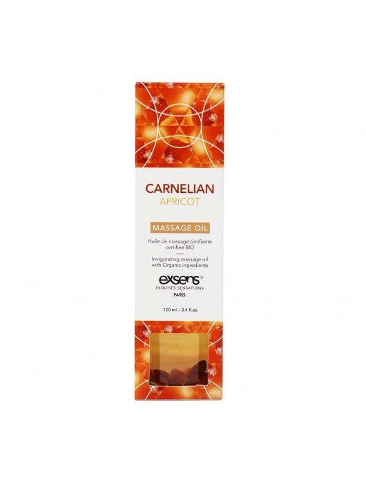 Органическое массажное масло CARNELIAN APRICOT - 100 мл. - Exsens - купить с доставкой в Ачинске