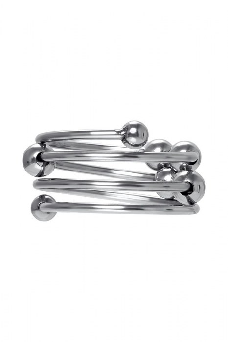 Большое металлическое кольцо под головку пениса - ToyFa - купить с доставкой в Ачинске