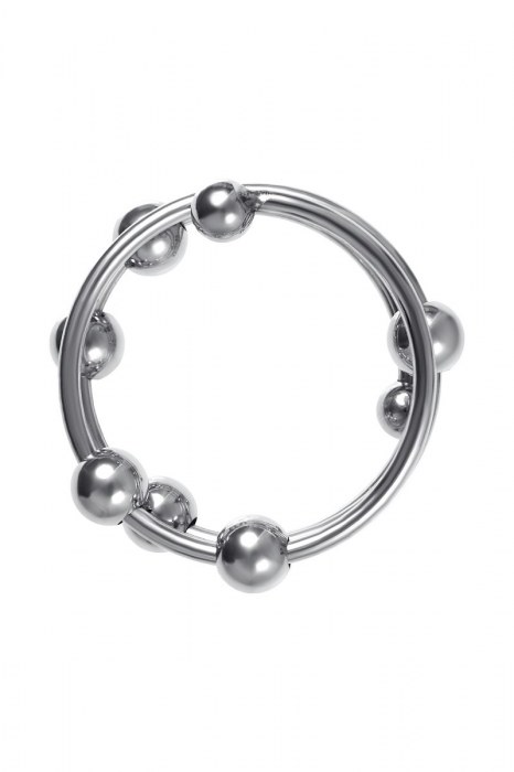 Большое металлическое кольцо под головку пениса - ToyFa - купить с доставкой в Ачинске