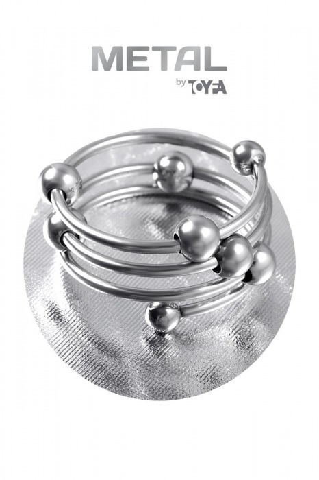 Большое металлическое кольцо под головку пениса - ToyFa - купить с доставкой в Ачинске