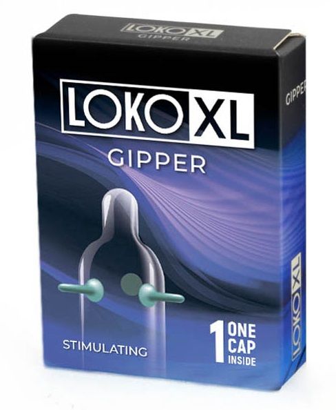 Стимулирующая насадка на пенис LOKO XL GIPPER - Sitabella - в Ачинске купить с доставкой