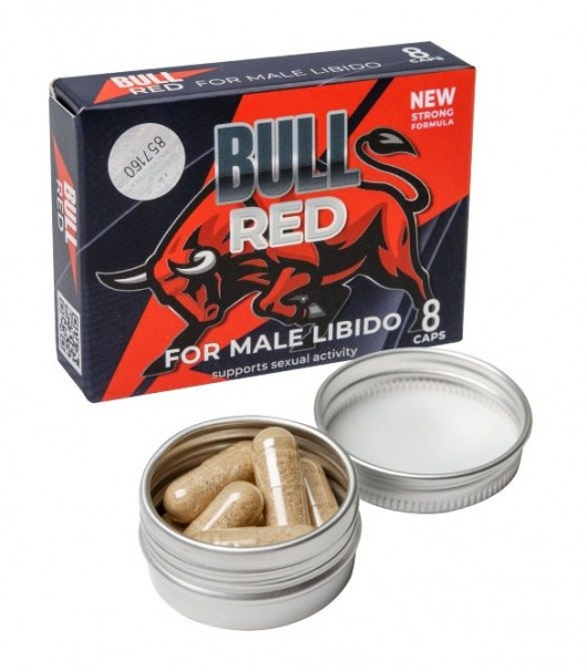 Пищевой концентрат для мужчин BULL RED - 8 капсул - Sitabella - купить с доставкой в Ачинске