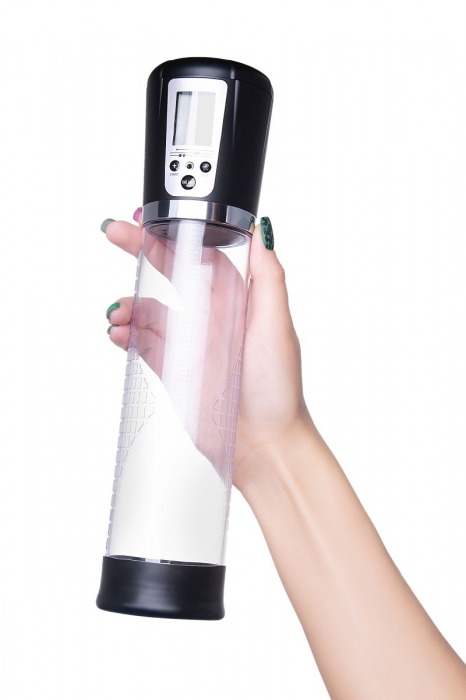 Прозрачная автоматическая помпа для пениса Alrik - Sexus - в Ачинске купить с доставкой