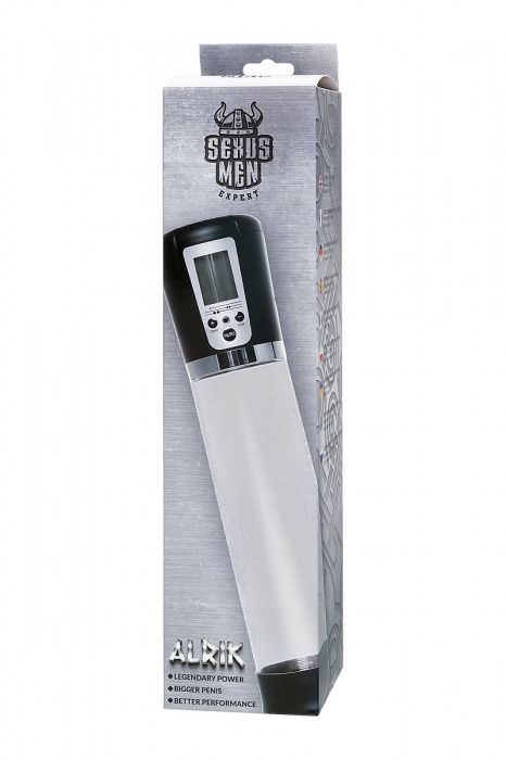 Прозрачная автоматическая помпа для пениса Alrik - Sexus - в Ачинске купить с доставкой