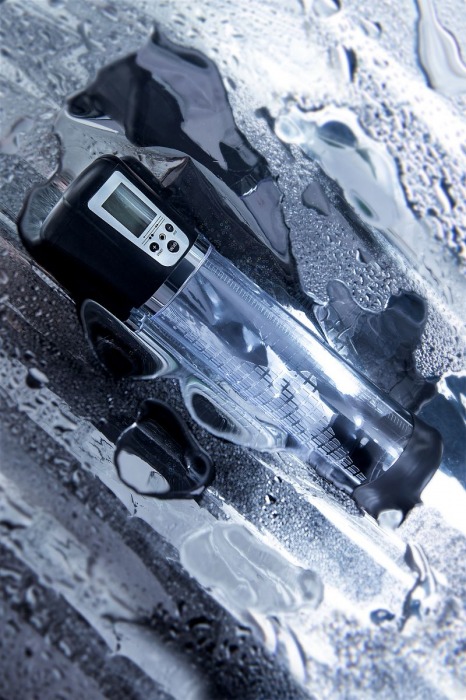 Прозрачная автоматическая помпа для пениса Alrik - Sexus - в Ачинске купить с доставкой