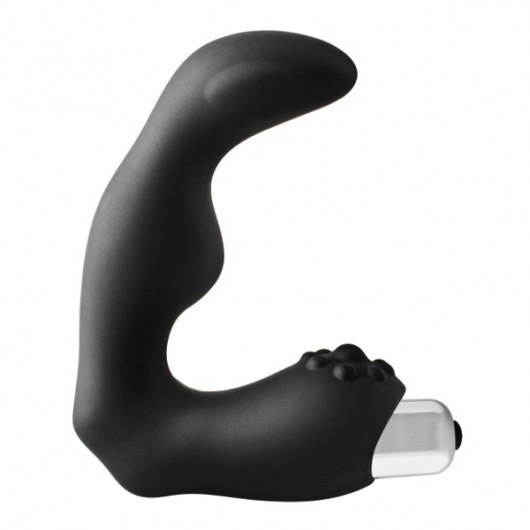 Черный вибромассажер простаты FantASStic Vibrating Prostate Massager - 11,3 см. - Dream Toys - в Ачинске купить с доставкой