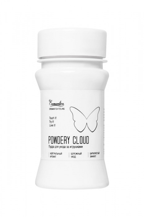 Пудра для ухода за игрушками Powdery Cloud с нейтральным ароматом - 40 гр. - Eromantica - купить с доставкой в Ачинске