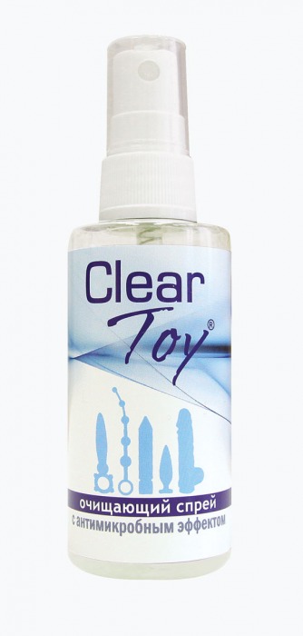 Очищающий спрей Clear Toy с антимикробным эффектом - 100 мл. - Биоритм - купить с доставкой в Ачинске