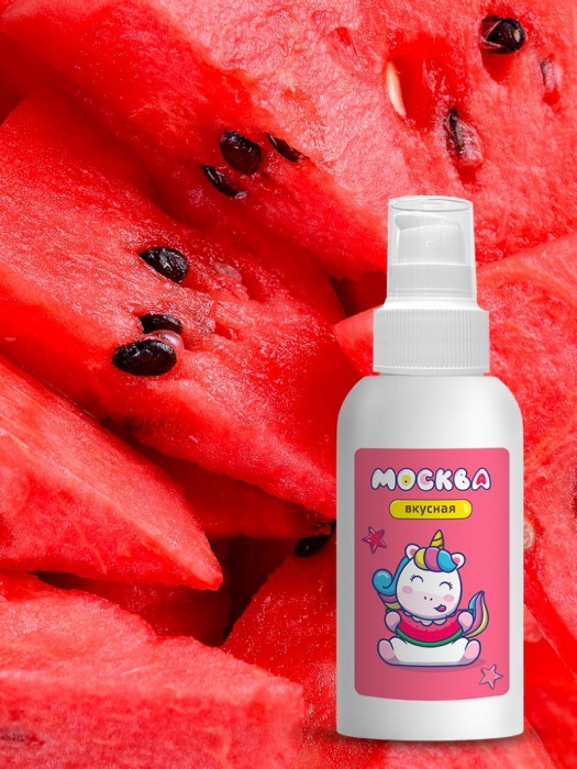 Универсальная смазка с ароматом арбуза  Москва Вкусная  - 100 мл. - Москва - купить с доставкой в Ачинске
