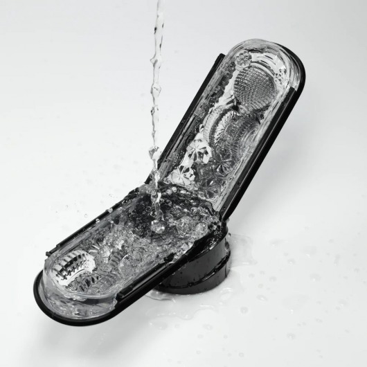 Черный мастурбатор Flip Zero Gravity - Tenga - в Ачинске купить с доставкой
