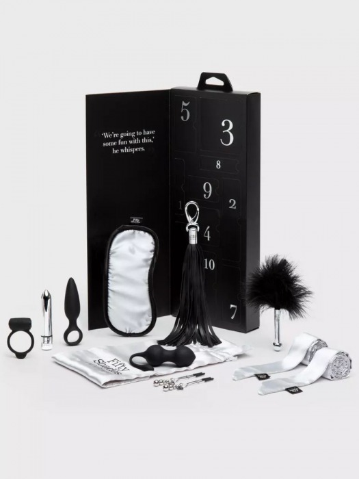 Эротический набор Pleasure Overload 10 Days of Play Gift Set - Fifty Shades of Grey - купить с доставкой в Ачинске
