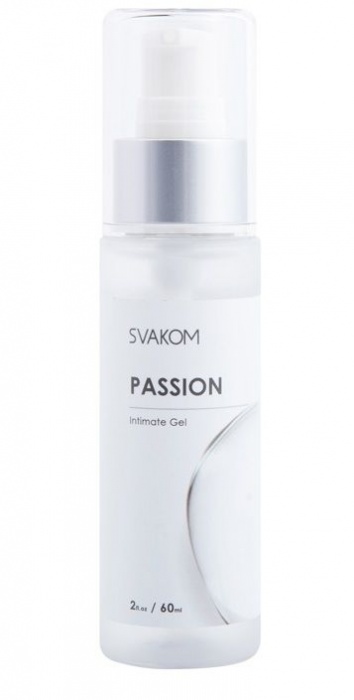 Смазка на водной основе Passion Intimate Gel - 60 мл. - Svakom - купить с доставкой в Ачинске