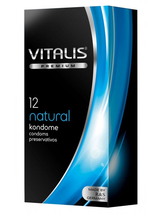 Классические презервативы VITALIS PREMIUM natural - 12 шт. - Vitalis - купить с доставкой в Ачинске