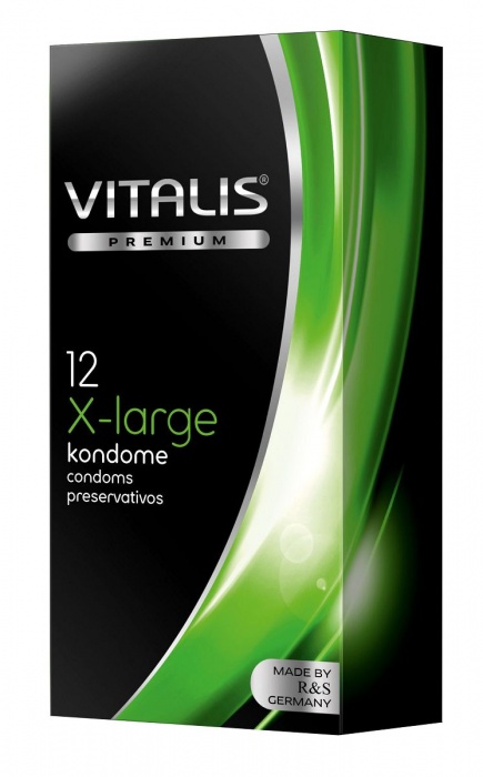 Презервативы увеличенного размера VITALIS PREMIUM x-large - 12 шт. - Vitalis - купить с доставкой в Ачинске