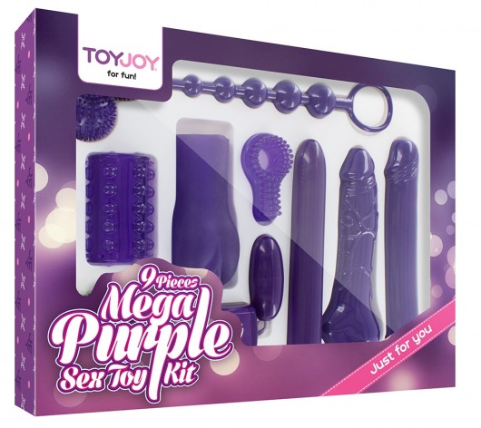 Эротический набор Toy Joy Mega Purple - Toy Joy - купить с доставкой в Ачинске