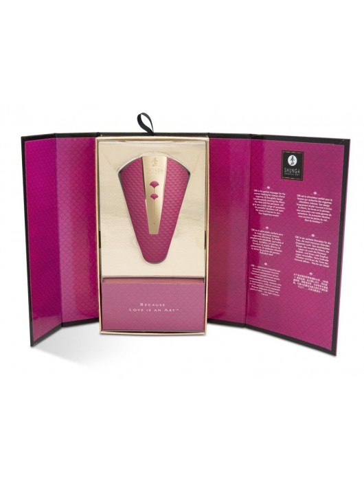 Малиновый клиторальный вибростимулятор OBI - Shunga