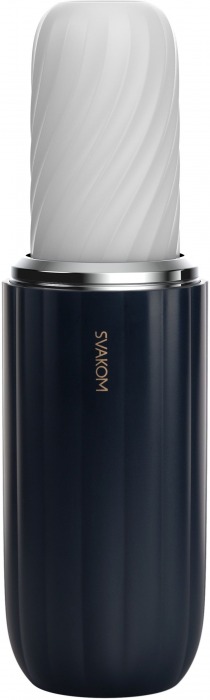 Черно-белый интерактивный мастурбатор Alex Neo 2 - Svakom - в Ачинске купить с доставкой