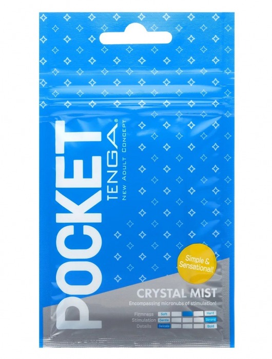 Карманный мастурбатор Crystal Mist - Tenga - в Ачинске купить с доставкой