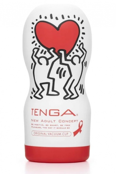 Мастурбатор Keith Haring Cup Deep Throat - Tenga - в Ачинске купить с доставкой