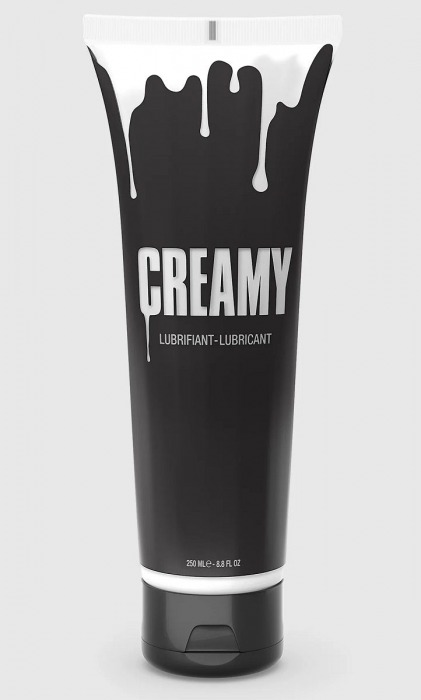 Смазка на водной основе Creamy с консистенцией спермы - 250 мл. - Strap-on-me - купить с доставкой в Ачинске