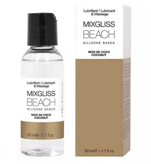 Смазка на силиконовой основе Mixgliss Beach - 50 мл. - Mixgliss - купить с доставкой в Ачинске