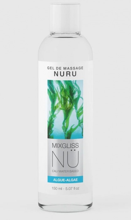 Массажный гель на водной основе Mixgliss NU Algae - 150 мл. - Mixgliss - купить с доставкой в Ачинске