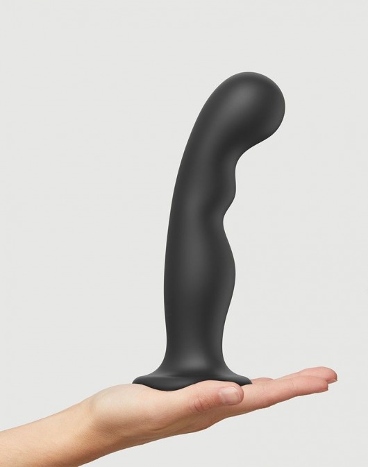 Черная насадка Strap-On-Me Dildo Plug P G size XXL - Strap-on-me - купить с доставкой в Ачинске