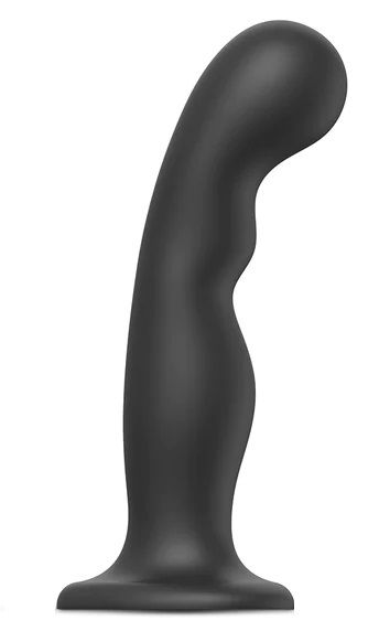 Черная насадка Strap-On-Me Dildo Plug P G size XXL - Strap-on-me - купить с доставкой в Ачинске