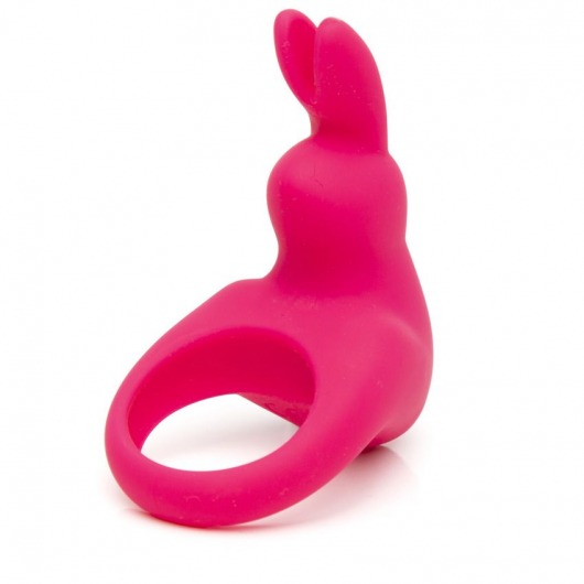 Розовое эрекционное виброкольцо Happy Rabbit Rechargeable Rabbit Cock Ring - Happy Rabbit - в Ачинске купить с доставкой