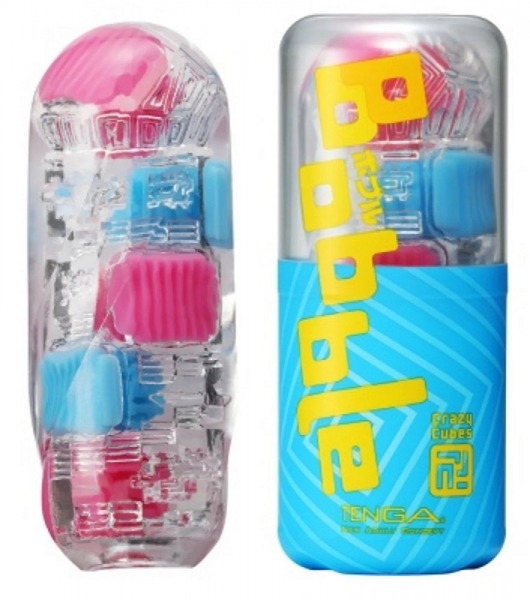 Мастурбатор Tenga Bobble Crazy Cubes - Tenga - в Ачинске купить с доставкой