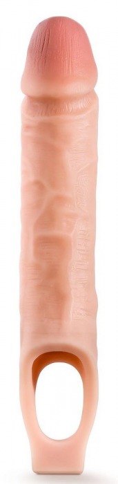 Телесная насадка на пенис 10 Inch Cock Sheath Extender - 25 см. - Blush Novelties - в Ачинске купить с доставкой