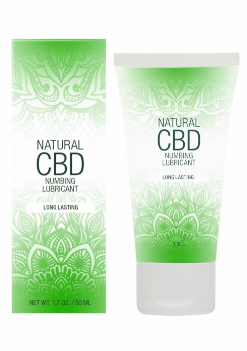 Лубрикант с пролонгирующим эффектом Natural CBD Numbing Lubricant - 50 мл. - Shots Media BV - купить с доставкой в Ачинске