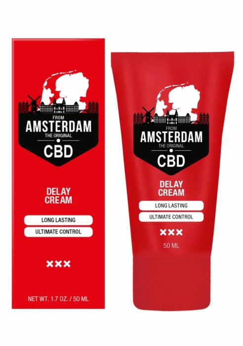 Крем-пролонгатор CBD from Amsterdam Delay Cream - 50 мл. - Shots Media BV - купить с доставкой в Ачинске