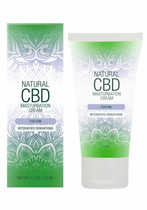 Крем для мастурбации для мужчин Natural CBD Masturbation Cream For Him - 50 мл. - Shots Media BV - купить с доставкой в Ачинске