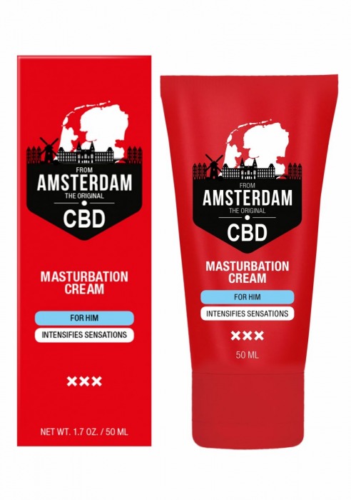 Крем для мастурбации для мужчин CBD from Amsterdam Masturbation Cream For Him - 50 мл. - Shots Media BV - купить с доставкой в Ачинске