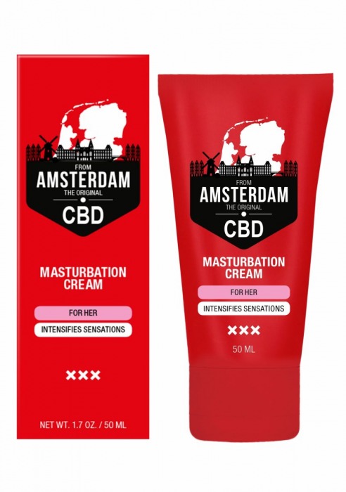 Крем для мастурбации для женщин CBD from Amsterdam Masturbation Cream For Her - 50 мл. - Shots Media BV - купить с доставкой в Ачинске