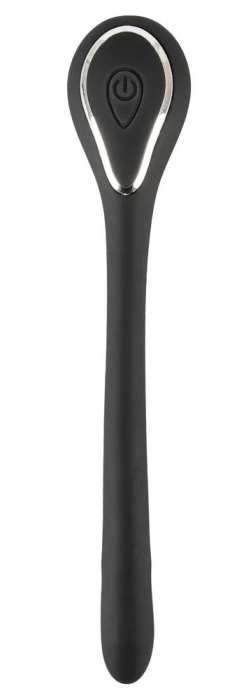 Черный гибкий уретральный стимулятор с вибрацией Vibrating Bendable Dilator - 13,5 см. - Orion - купить с доставкой в Ачинске