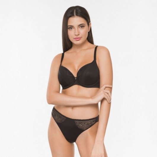 Кружевные трусики-танга Black Diamonds - 940 купить с доставкой
