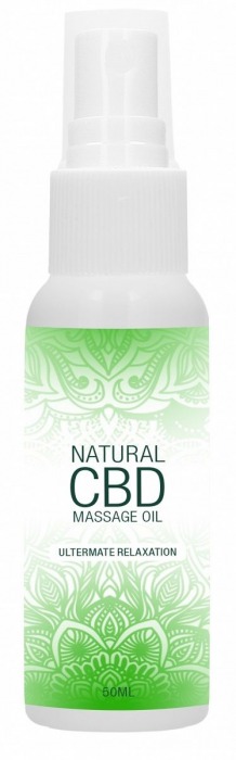 Массажное масло Natural CBD Massage Oil - 50 мл. - Shots Media BV - купить с доставкой в Ачинске