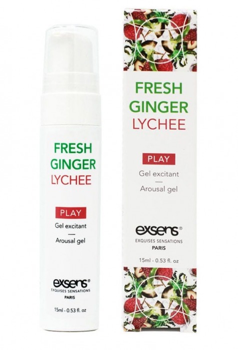 Возбуждающий гель Fresh Ginger Lychee Arousal Gel - 15 мл. - Exsens - купить с доставкой в Ачинске