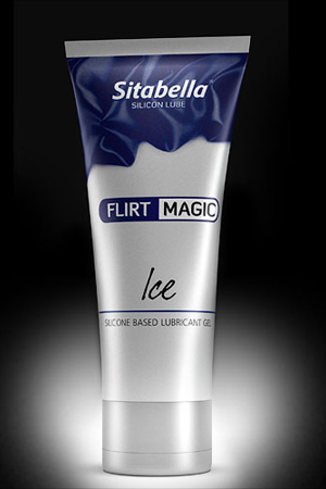 Силиконовая гель-смазка FLIRT MAGIC Ice с лёгким пролонгирующим эффектом - 75 мл. - Sitabella - купить с доставкой в Ачинске