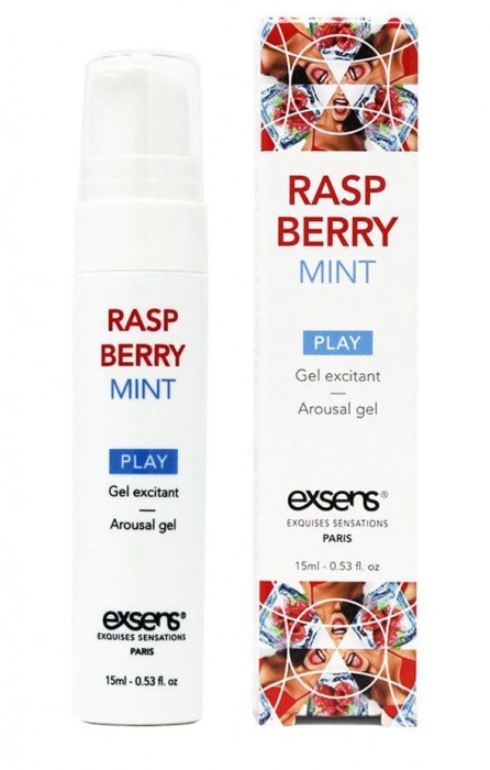 Возбуждающий гель Raspberry Mint с ароматом малины и мяты - 15 мл. - Exsens - купить с доставкой в Ачинске