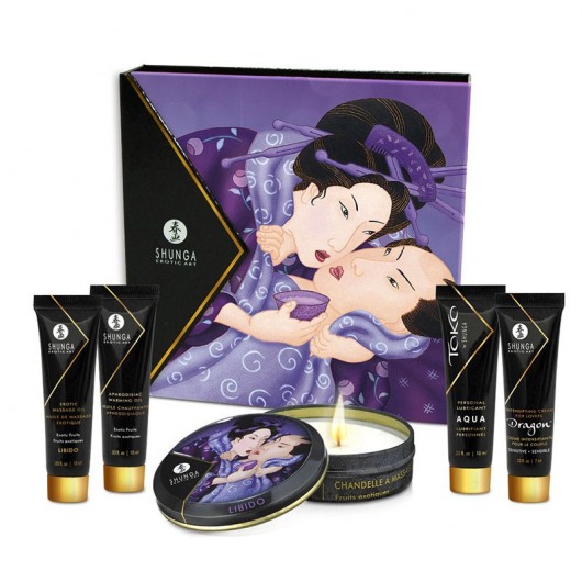 Подарочный набор Geishas secret из 5 предметов - Shunga - купить с доставкой в Ачинске