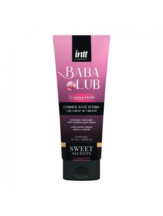 Лубрикант на водной основе Babalub с ароматом жвачки - 50 мл. - INTT - купить с доставкой в Ачинске