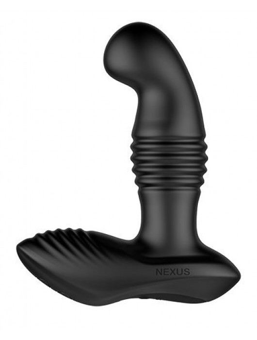 Черный массажер простаты Nexus Thrust с возвратно-поступательными движениями - 13,8 см. - Nexus Range - в Ачинске купить с доставкой