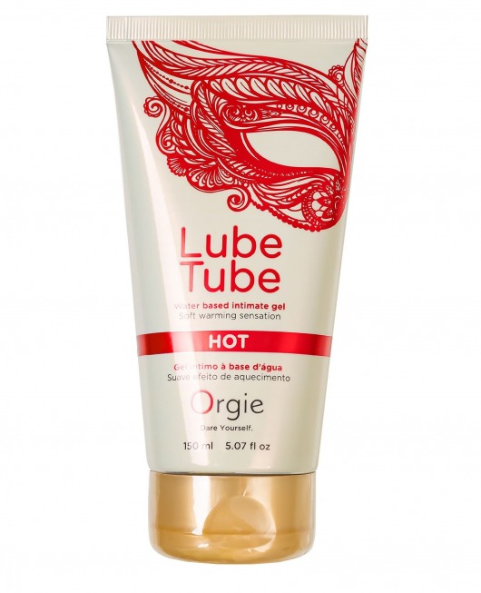 Интимный гель на водной основе Lube Tube Hot с разогревающим эффектом - 150 мл. - ORGIE - купить с доставкой в Ачинске